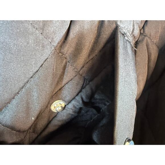 Protection System Puffer Coat Jacket Girls 7 / 8 Black Faux Fur Hooded Full Zip - Picture 4 of 9